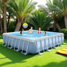 Каркасный бассейн Intex 26764, 427 х 427 х 107 см., с фильтр-насосом